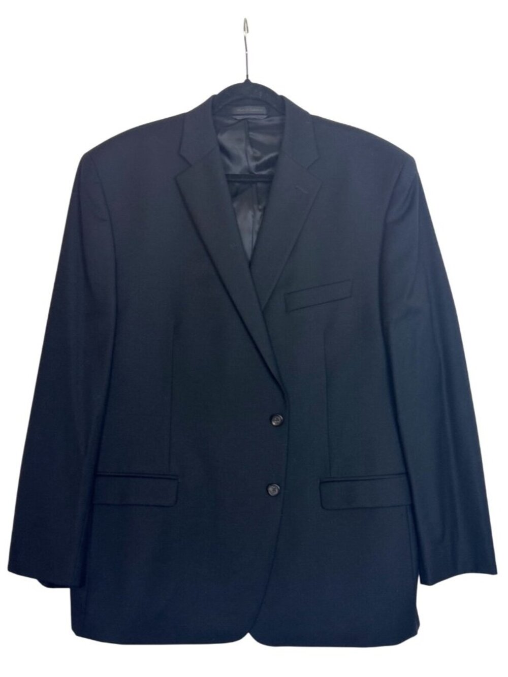 Lauren Ralph Lauren Women's 48R Black Two Button Blazer Classic Fit Suit Jacket